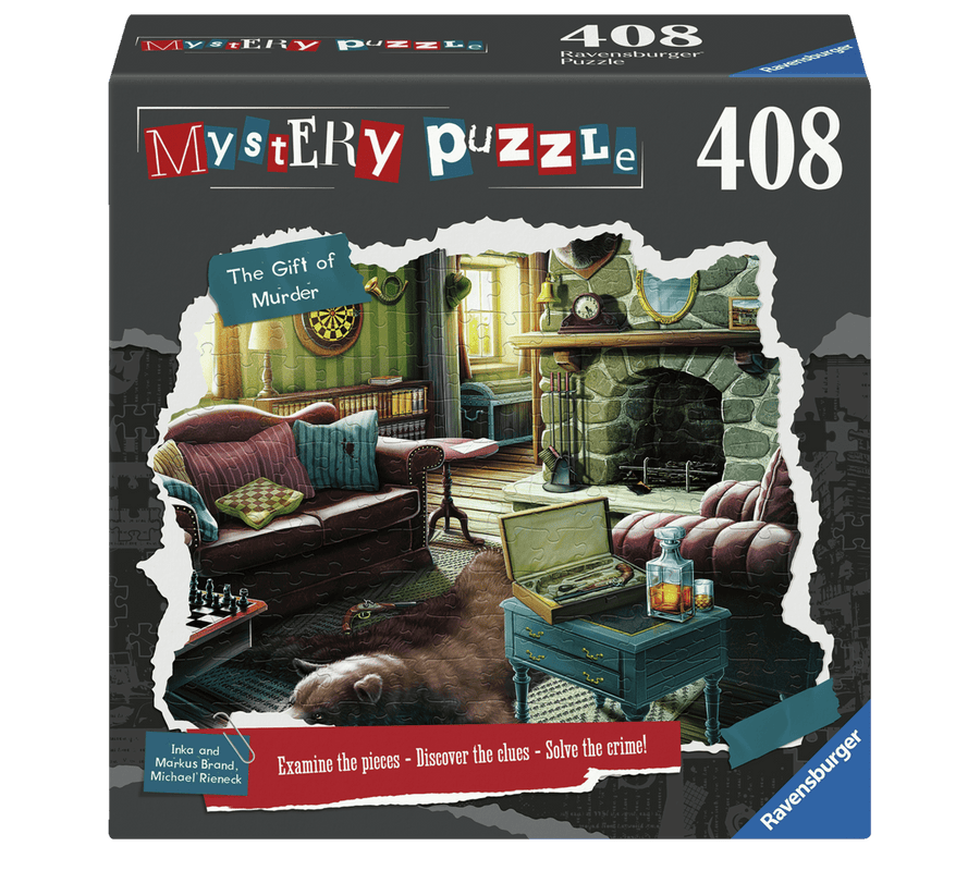 MYSTÉRE: Meurtre en cadeau d'adieu (408 pcs) CASSE-TÊTE - 400 - 550 morceaux