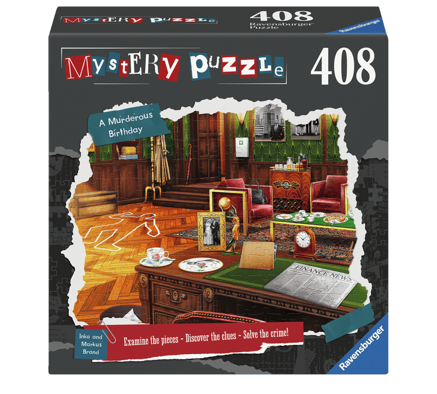 MYSTÉRE: Un Anniversaire mortel (408 pcs) CASSE-TÊTE - 400 - 550 morceaux