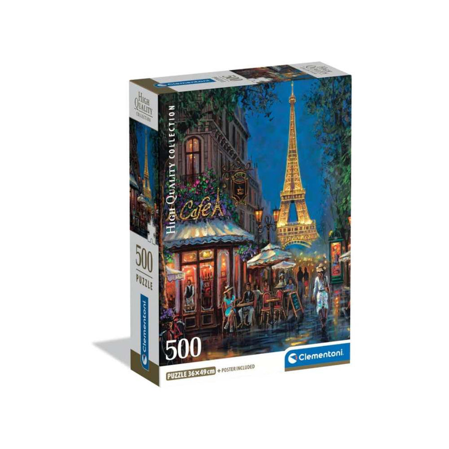 Nuit au Café Eiffel (500 pcs) CASSE-TÊTE - 400 - 550 morceaux
