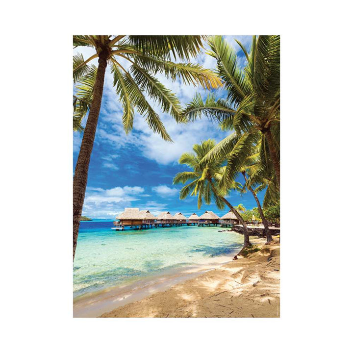 Plage de Bora-Bora, Polynesie Fr (Puzzle 500 pcs) CASSE-TÊTE - 400 - 550 morceaux