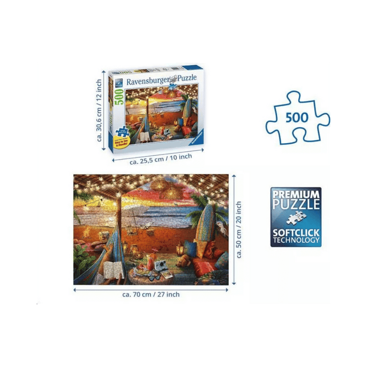Puzzle 500: Cozy Cabana CASSE-TÊTE - 400 - 550 morceaux