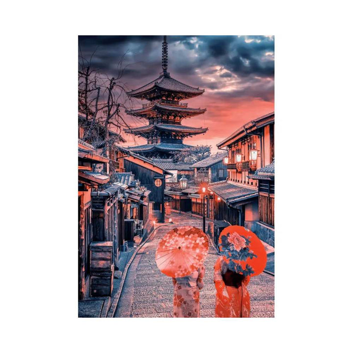 Soirée à Kyoto (500 pcs) CASSE-TÊTE - 400 - 550 morceaux