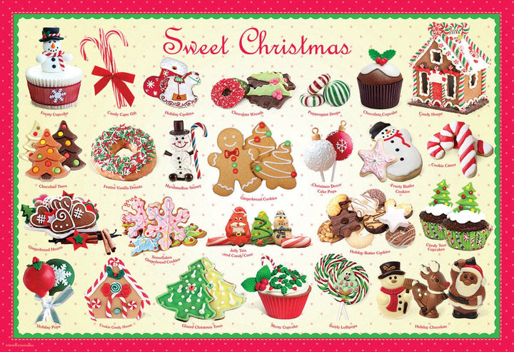 Sweet Christmas (100 pcs) CASSE-TÊTE - 400 - 550 morceaux