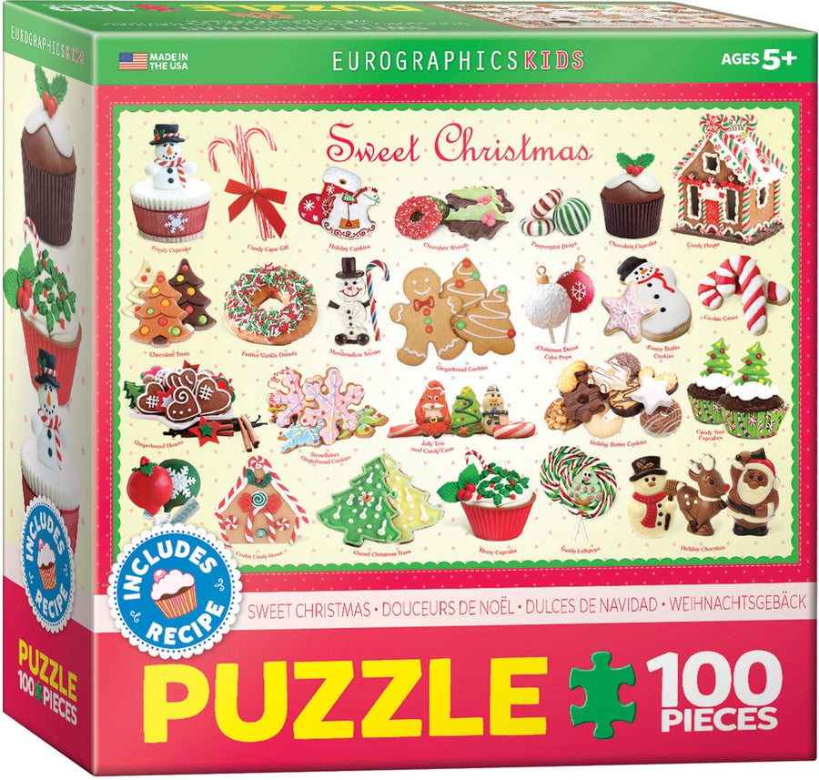 Sweet Christmas (100 pcs) CASSE-TÊTE - 400 - 550 morceaux