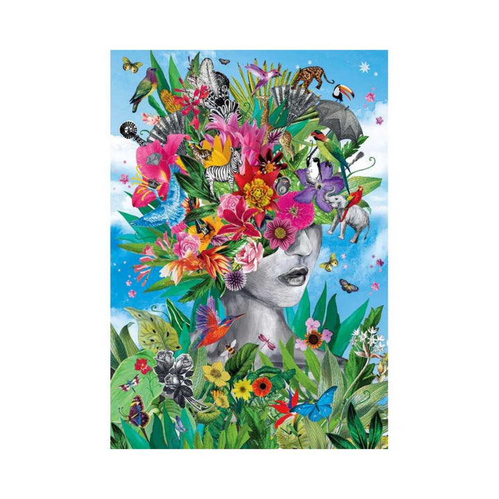 Tête dans la jungle (500 pcs) CASSE-TÊTE - 400 - 550 morceaux