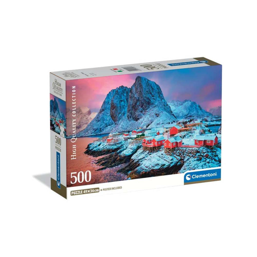 Village de Hamnoy (500 pcs) CASSE-TÊTE - 400 - 550 morceaux