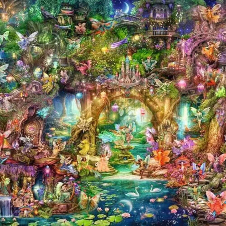 Hidden World of Fairies (Puzzle 4000 pcs) CASSE-TÊTE - 4000 morceaux
