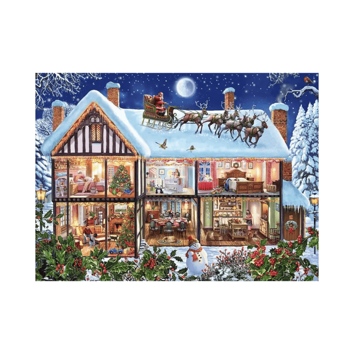 Puzzle XXL 100: Christmas at Home CASSE-TÊTE - Casse-tête Noël