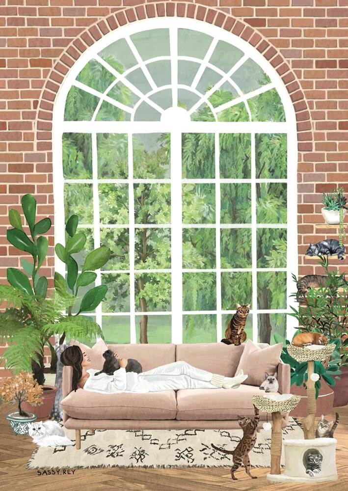 Cat Sanctuary (Puzzle 1000 pcs) CASSE-TÊTE - 1000 morceaux