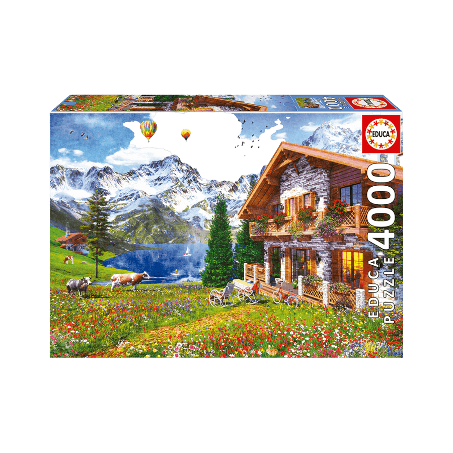 Chalet Alpin | At home in Alps (Puzzle 4000 pcs) CASSE-TÊTE - 4000 morceaux