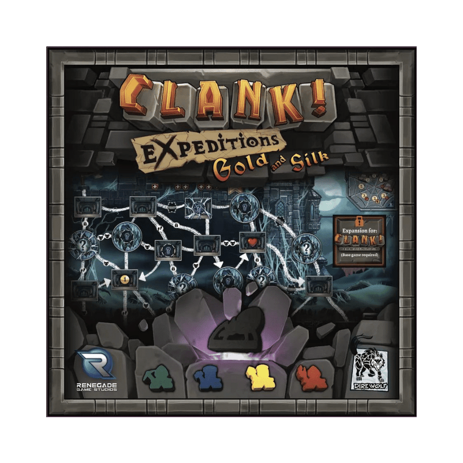 Clank! Expeditions : Gold and Silk Exp. (EN) JEUX - Stratégie - Stratégie intermédiaire