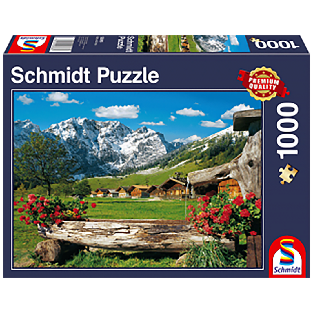 Paysage de montagne idyllique (1000 pcs)
