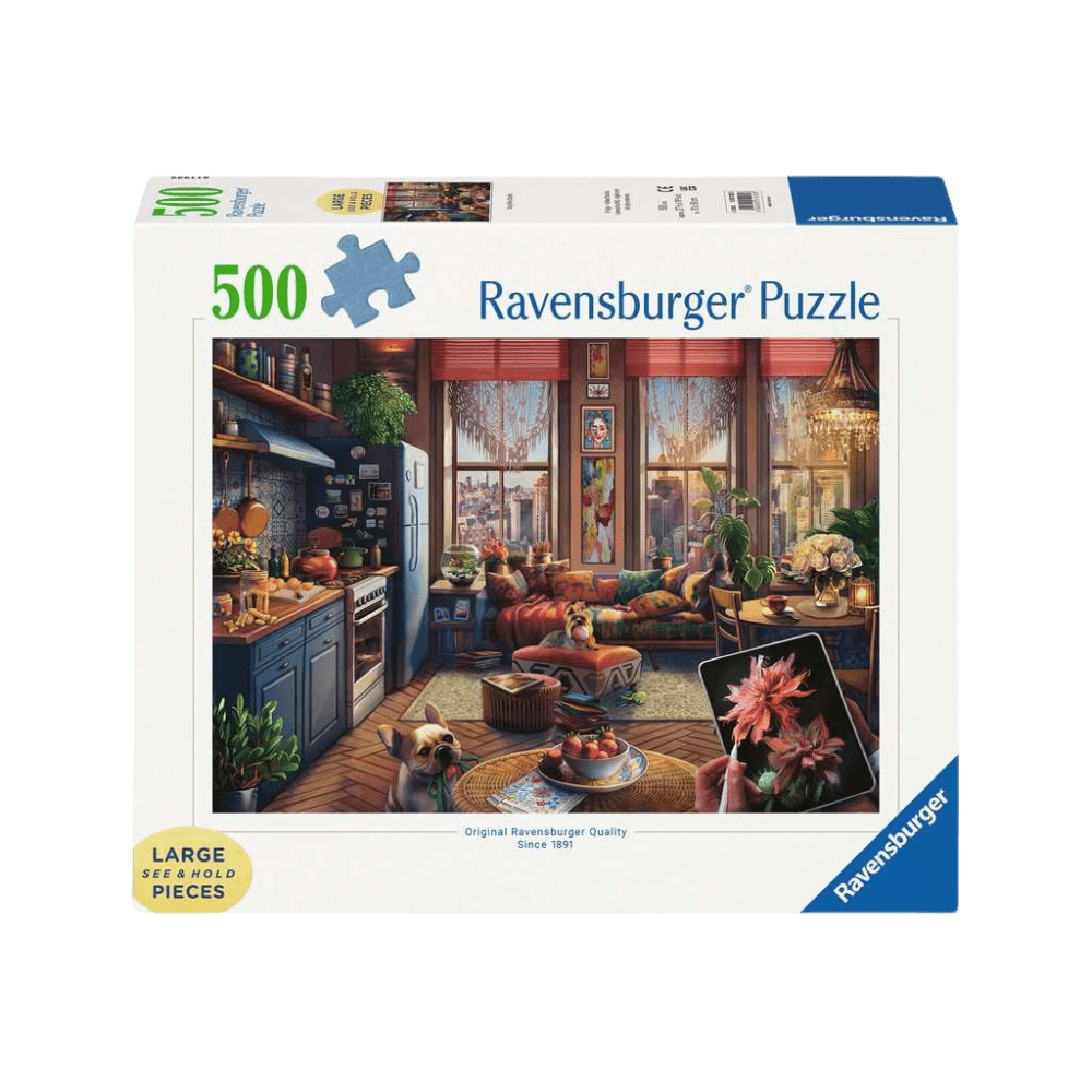 Cozy BoHo Studio (500 large pc) CASSE-TÊTE - 400 - 550 morceaux