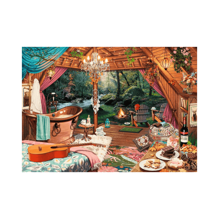 Cozy Glamping 500 pc Large Format CASSE-TÊTE - 400 - 550 morceaux