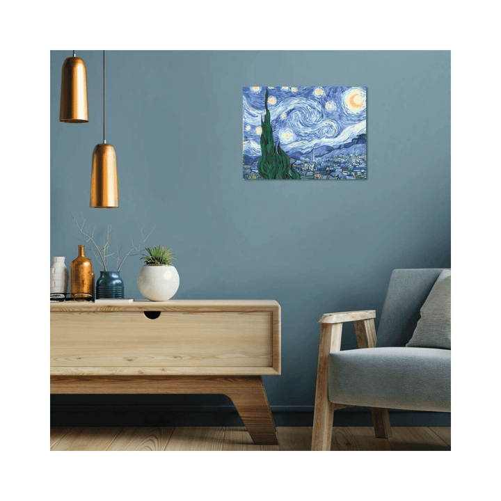 CreArt: Van Gogh - The Starry Night (30x40 cm) PASSE-TEMPS - Peinture à numéro