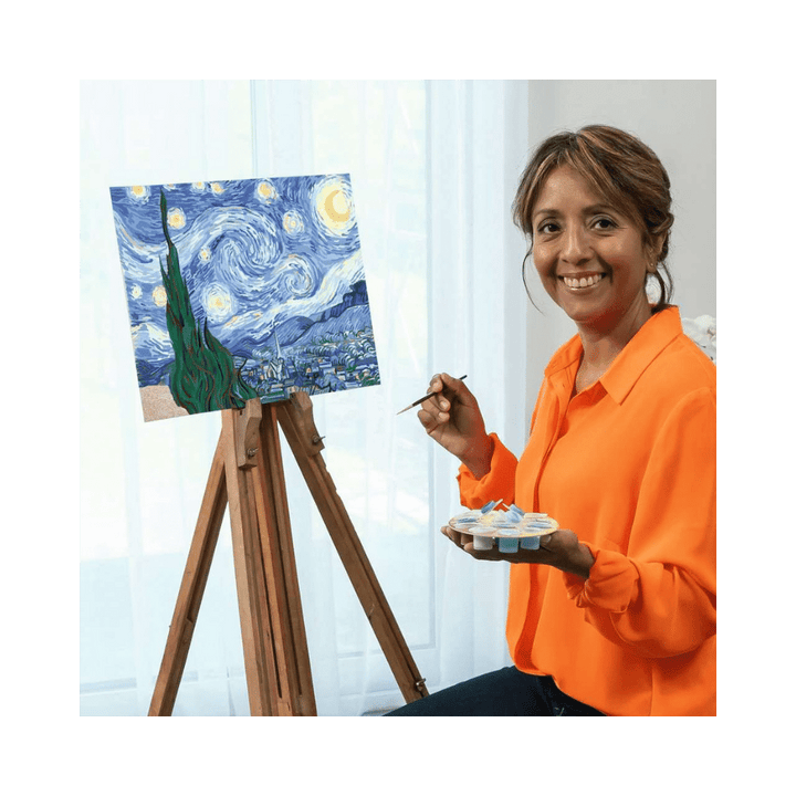 CreArt: Van Gogh - The Starry Night (30x40 cm) PASSE-TEMPS - Peinture à numéro