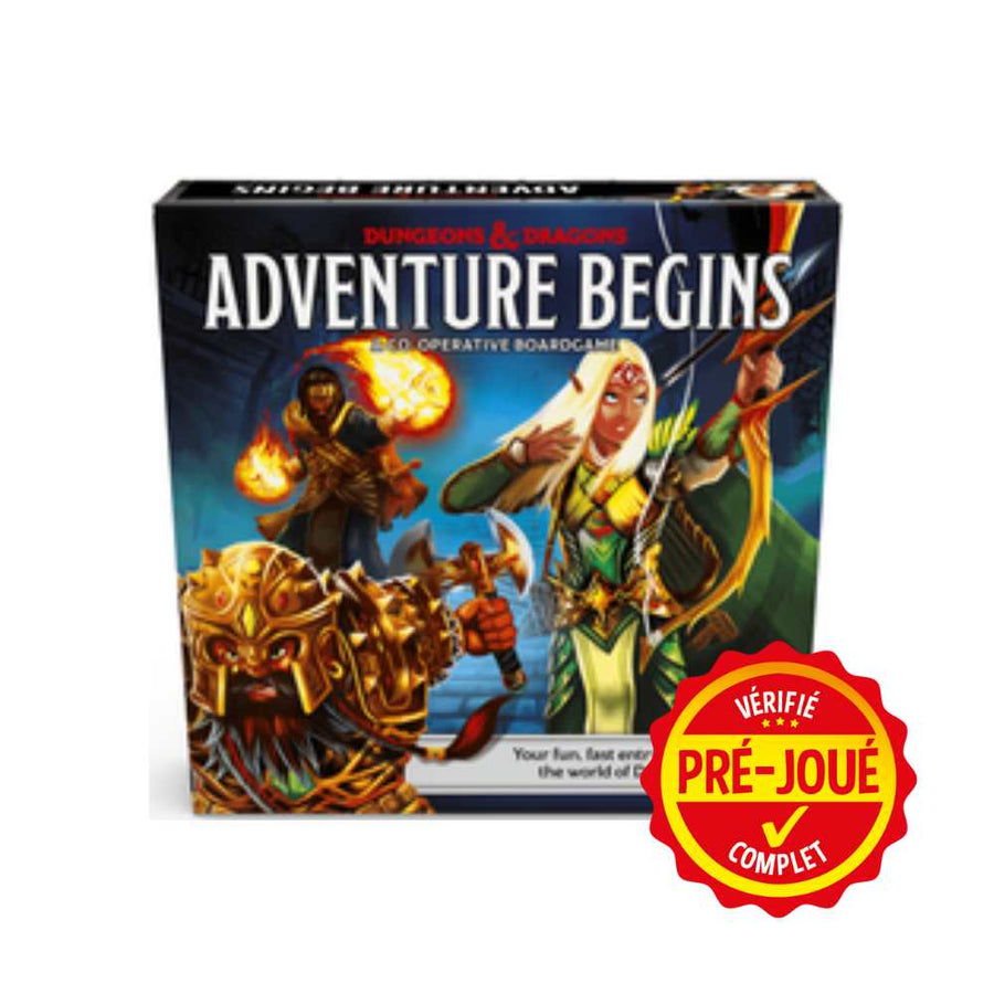 D&D adventure begins (pré-joué) (EN) BAZAR - Bazar - COOP