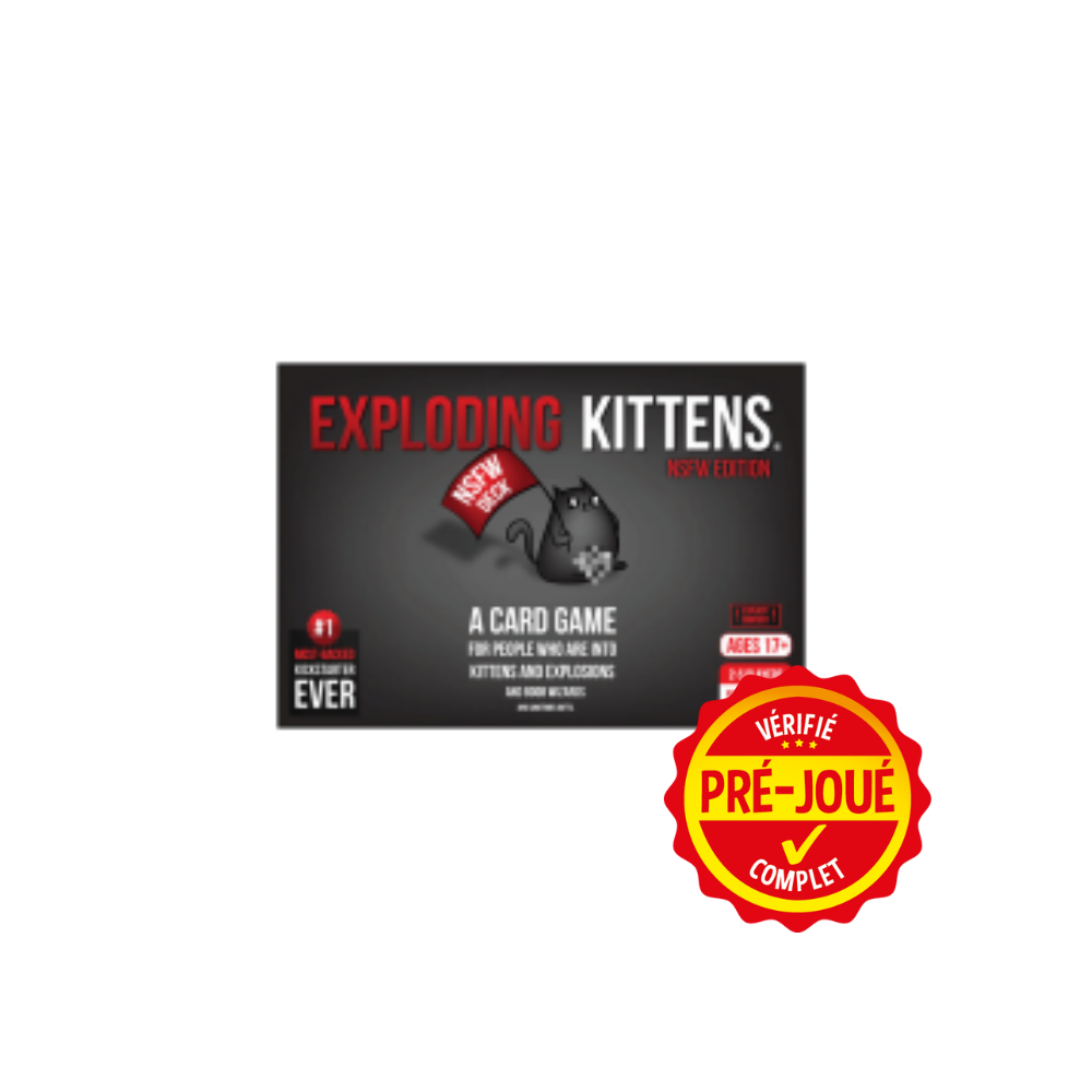 Exploding Kittens NSFW (pré-joué) (EN)