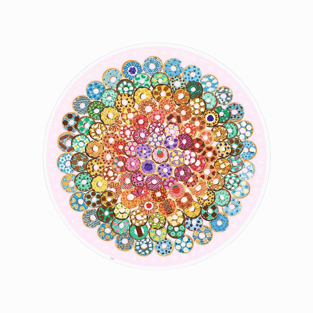 Donuts pc (500 pc Round) CASSE-TÊTE - 400 - 550 morceaux