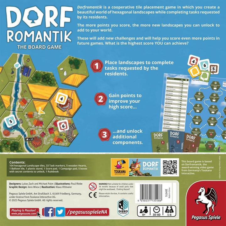 Dorfromantik The Board Game (EN) JEUX - Coopératifs