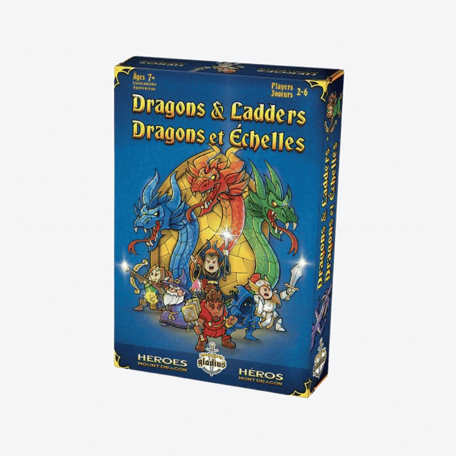 Dragons et échelles | Dragons & Ladders (ML) JEUX - Famille