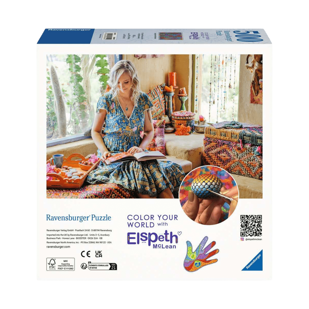 Elspeth McLean: Magnificent Mandalas (500 pc) CASSE-TÊTE - 400 - 550 morceaux