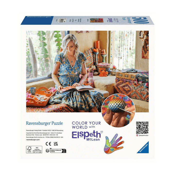 Elspeth McLean: Mandala Blooms (500 pc) CASSE-TÊTE - 400 - 550 morceaux