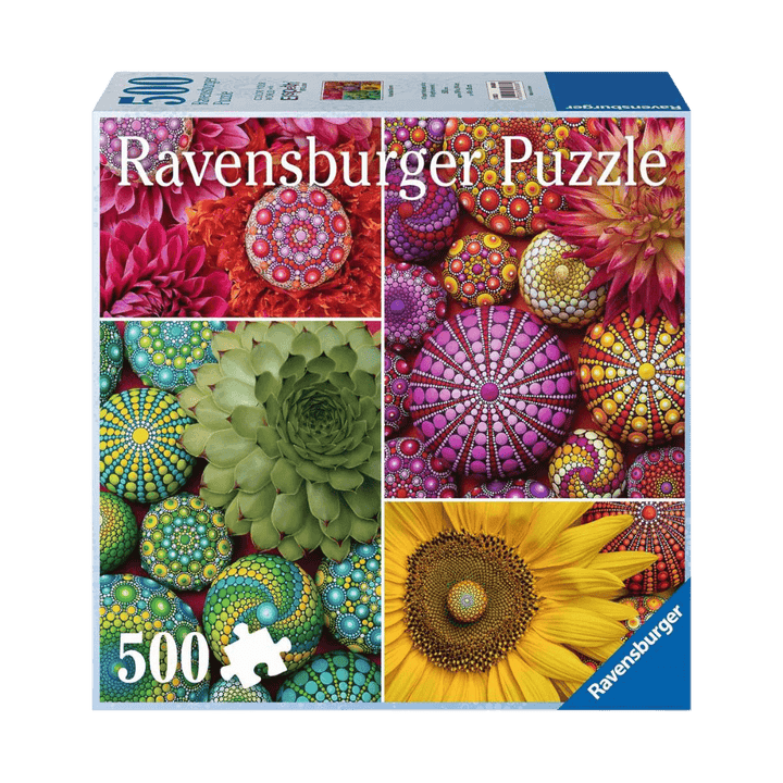 Elspeth McLean: Mandala Blooms (500 pc) CASSE-TÊTE - 400 - 550 morceaux