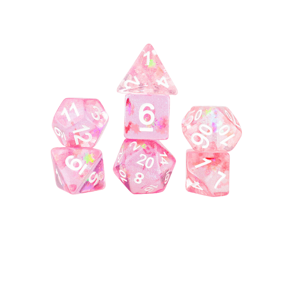 Ensemble de 7 dés polyhédriques pour jeux de rôles - Autumn Dawn Cartables et portfolios - Dés