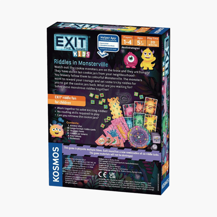 Exit: The Game - Kids: Riddles in Monsterville (EN) JEUX - Enfants - Enfants 5 ans +