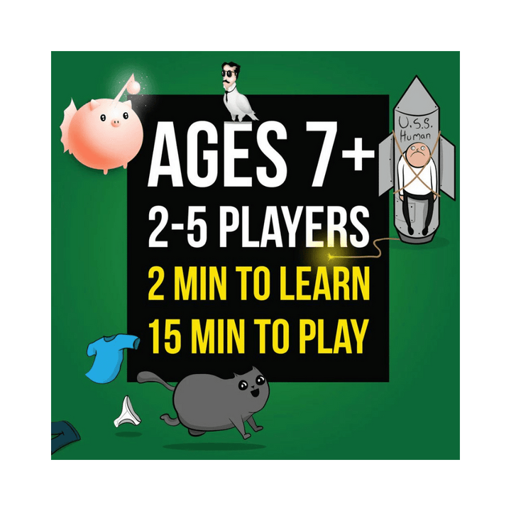 Exploding Kittens:  Streaking Kittens Exp. (EN) JEUX - Ambiance-Party