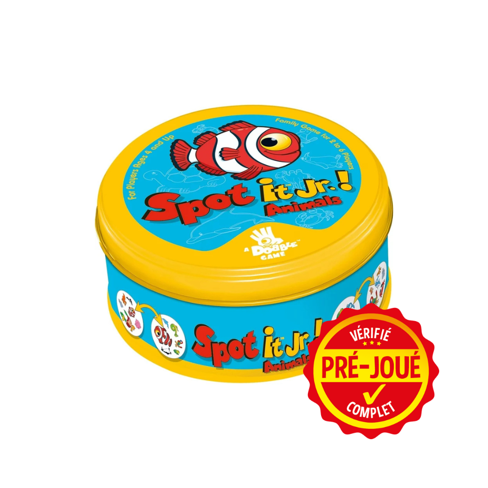 Spot It Animals Jr (pré-joué) (EN)
