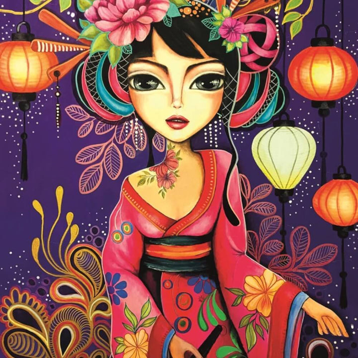 Geisha (Puzzle 1000 pcs) CASSE-TÊTE - 1000 morceaux