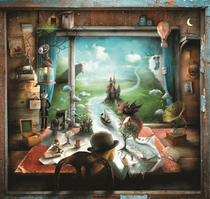 Grandma's Desk (Puzzle 1023 pcs) CASSE-TÊTE - 1000 morceaux