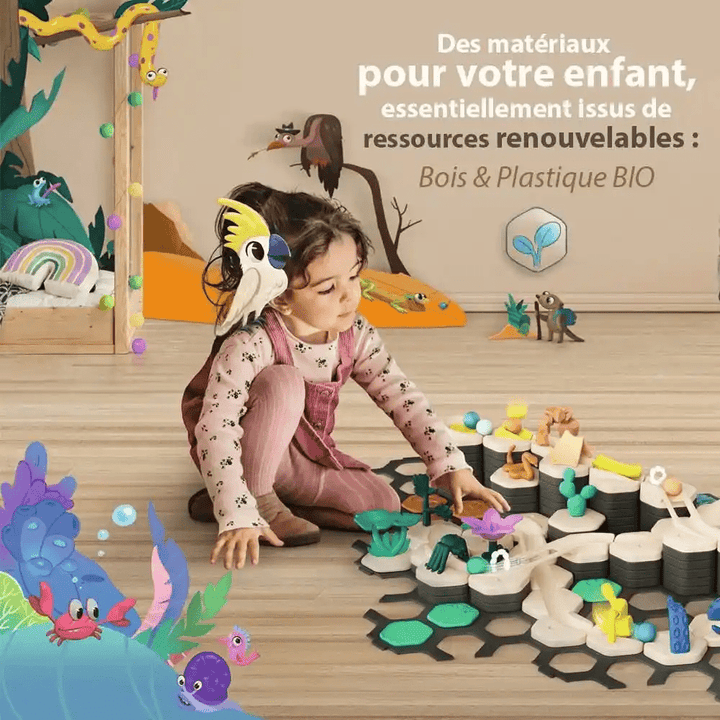 GraviTrax Junior: Kit de démarrage Glace (ML) PASSE-TEMPS - Jouets - Jouets Construction - Gravitrax - Junior