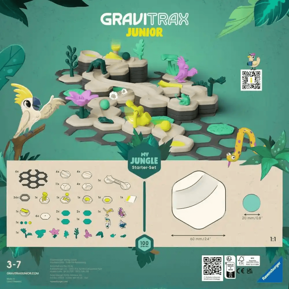 GraviTrax Junior: Kit de démarrage Jungle (ML) PASSE-TEMPS - Jouets - Jouets Construction - Gravitrax - Junior