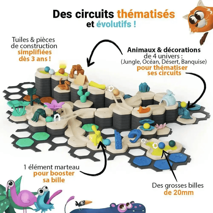 GraviTrax Junior: Kit de démarrage Ma Planète (ML) PASSE-TEMPS - Jouets - Jouets Construction - Gravitrax - Junior