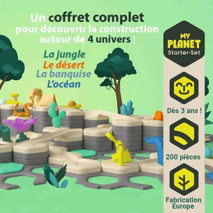 GraviTrax Junior: Kit de démarrage Ma Planète (ML) PASSE-TEMPS - Jouets - Jouets Construction - Gravitrax - Junior