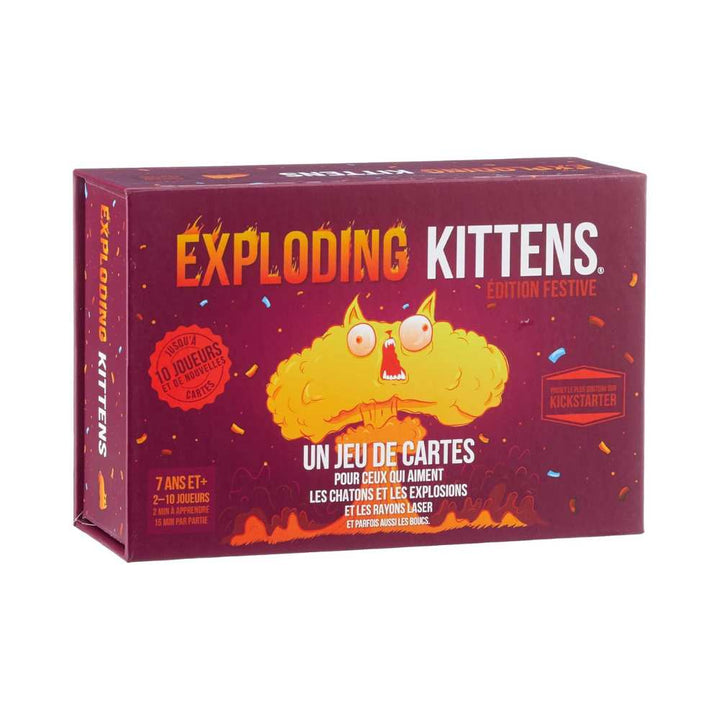 Exploding Kittens: Édition Festive (FR) JEUX - Ambiance-Party
