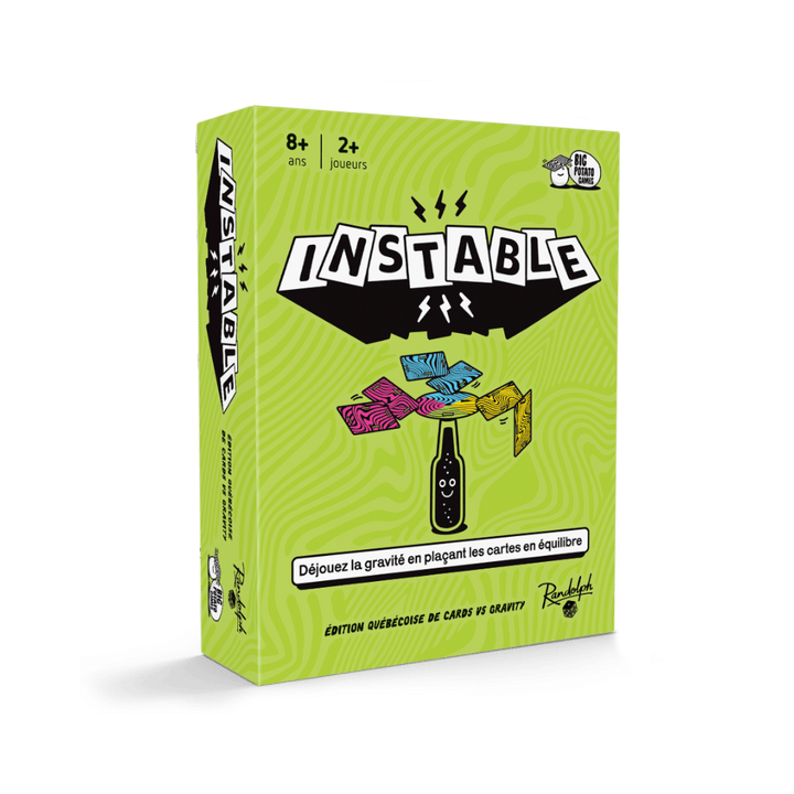 Instable - Cards vs Gravity - Édition québécoise (FR) JEUX - Ambiance-Party