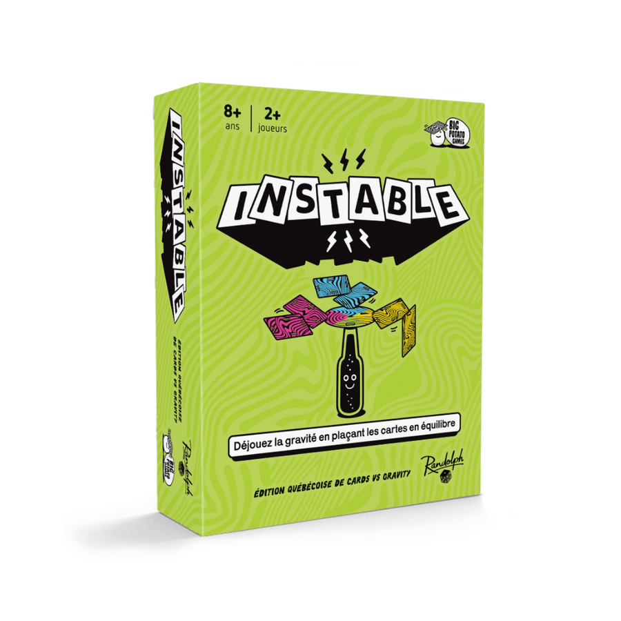 Instable - Cards vs Gravity - Édition québécoise (FR) JEUX - Ambiance-Party