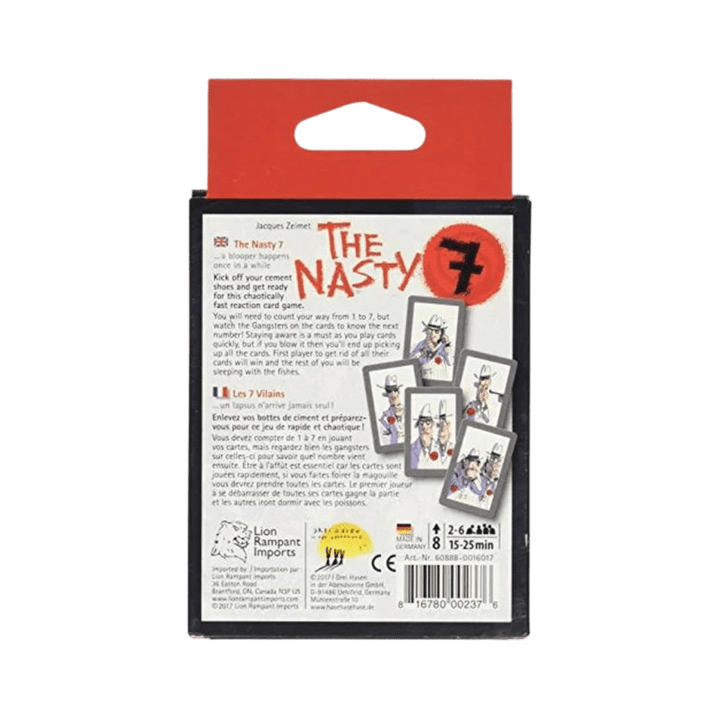 Nasty 7 - Les 7 vilains - Die fiesen 7 (ML) JEUX - Ambiance-Party