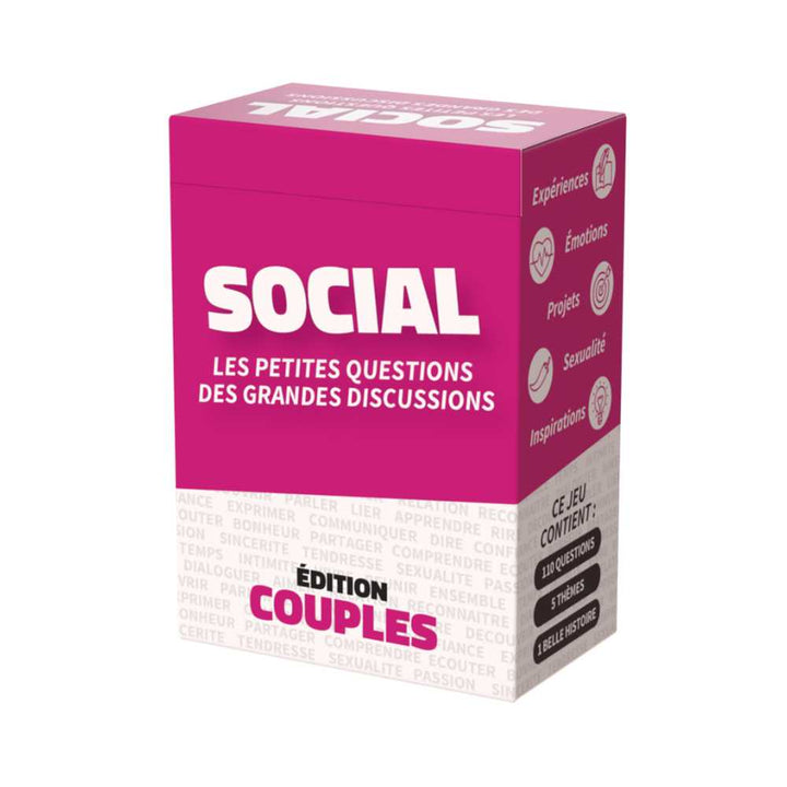Social - Édition couples (FR) JEUX - Ambiance-Party