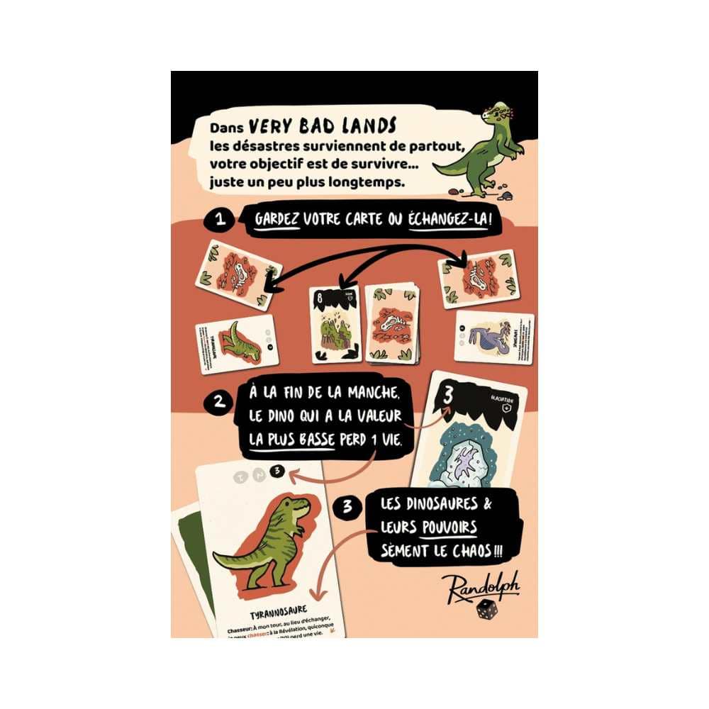 Very Bad Lands: T-Rex (FR) JEUX - Ambiance-Party