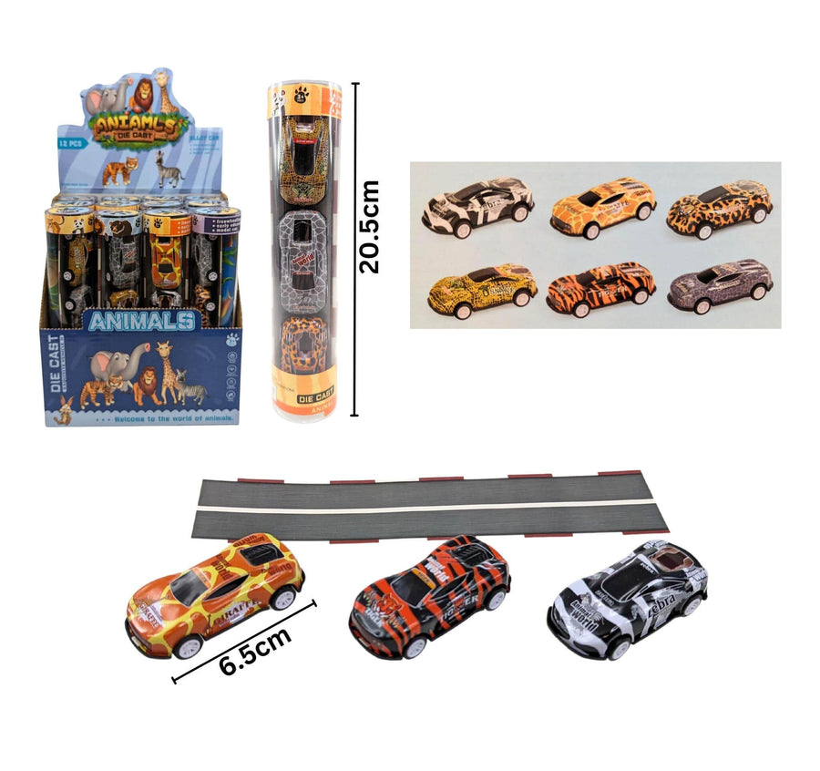 Pull Back Animal Cars 3pk w/Map JEUX - Bas de Noël