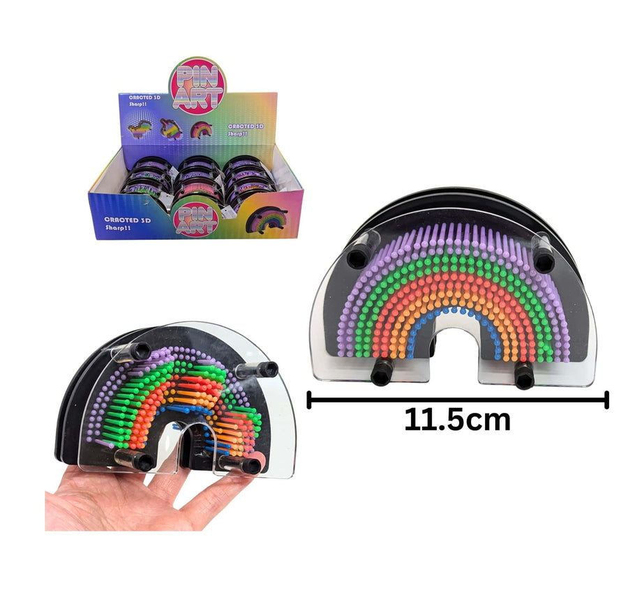 Rainbow Pin Art 11.5cm JEUX - Bas de Noël
