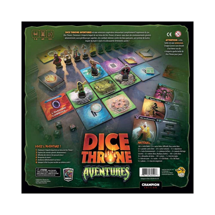 Dice Throne: Aventures (FR) JEUX - Coopératifs
