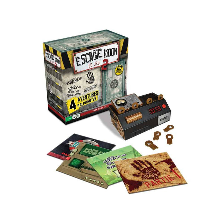 Escape Room : Coffret de base #2 - 4 scénarios (FR) JEUX - Coopératifs