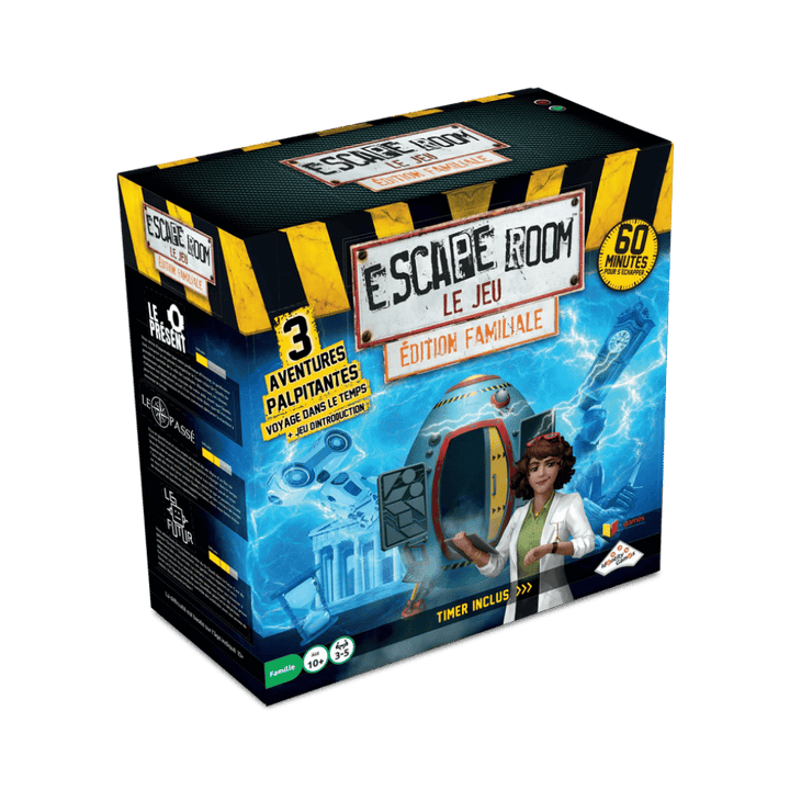 Escape Room : Coffret familial Voyage dans le temps - 3 aventures (FR) JEUX - Coopératifs