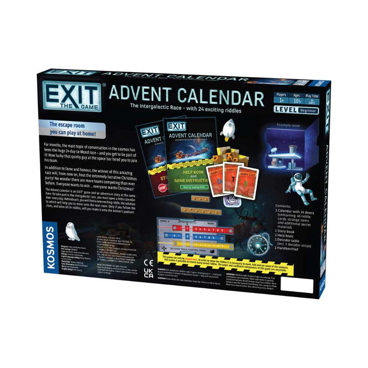 EXIT: The Game -  Advent Calendar: Intergalactic Race (EN) JEUX - Coopératifs - EXIT